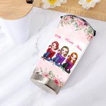 Gepersonaliseerde Besties Life is Better with Besties Cheers 20oz Tumbler Gift voor Beste Vriend voor Warme en Koude Dranken Vriendschap Gift