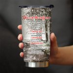Coppia di anziani personalizzata You Are The Only One Winter Snow 20oz Tumbler Birthday per bevande calde e fredde