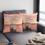 Personalized When We Get To The End of Our Lives Together Old Coupld Throw Pillow Cover Wife and Husband Sofa Decor