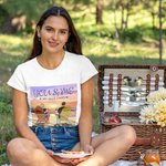 T-shirt personnalisé de voyage de coucher du soleil de vous et moi nous avons obtenu ce couple