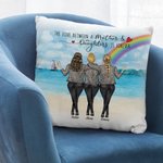 Personalizzato L'amore tra una madre e una figlia è per sempre Gettare la copertina del cuscino Miglior regalo per la madre Decorazione domestica