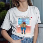 Personifierad One and Only Best Mom Daughter Medföljande Shopping Wine Glasses T-shirt Mors dag Basic T-Shirt