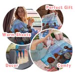 Personalised The Love Between Mother And Daughter Is Forever Blanket for Mother's Day Thanksgiving Day Gift