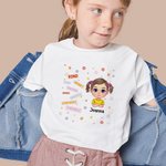 Henkilökohtainen Tag Wall Opiskelija Tyttö Poika Uusi lukukausi alkaa Kid T-paita School Season