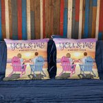 Personalized You and Me We Got This Couple Beach Holiday Throw Pillow Cover Anniversary Gift Home Decoration