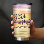 Tramonto sul mare personalizzato Questa coppia sulle sedie 20oz Tumbler Anniversary Gift per bevande calde e fredde