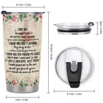 Personalised Best Friend Besties Cheers Flowers To My Besties 20oz Tumbler Gift for Long Distance Friend