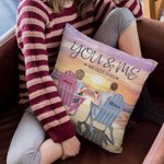 Personalized You and Me We Got This Couple Beach Holiday Throw Pillow Cover Anniversary Gift Home Decoration