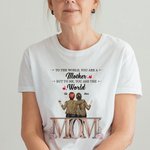 Personalisiertes bestes Mutter-Tochter-Einkaufsblumen-Festival-T-Shirt Geburtstags-Tagesabnutzung