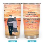 Gepersonaliseerde Love Last Forever Sunset Confession 20oz Tumbler Valentijnsdag voor warme en koude dranken
