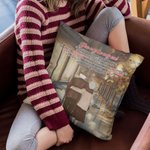 Personalizzato nonni fianco a fianco autunno vecchia coppia cuscino copertina anniversario matrimonio regalo per il soggiorno