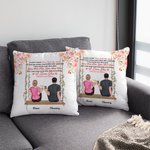 Personalized Throw Pillow Cushion Cover Lovers Couple Flower The Swing Love You Forever And Always Couple Gifts Home Decoration