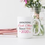 Personalized Annoying Each Other Couple Sweet Love White Ceramic Mug His and Hers Matching Couple Coffee Mugs for Office and Home