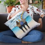 Personalized Mother and Daughter Forever Linked Together Throw Pillow Cover Mother's Day Gift Bedroom Decor