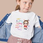 Gepersonaliseerd Meisje Jongen Eerste Schooldag Teken Terug naar School Gift Kid T-shirt Graduation Daily Wear