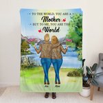 Henkilökohtainen Olet maailman paras äiti minulle peitto Super pehmeä naistenpäivä äitienpäivä äitienpäivä hänelle