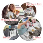 Personalisierte Decke wie Mutter wie Tochter, beste Mutter der Welt, superweich, bestes Geschenk zum Muttertag, Erntedankfest