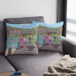 Gepersonaliseerde Liefdesverklaring Poëzie I Love You Lakeside Holiday Pillow Cover Valentijnsdag Cadeau voor de Woonkamer