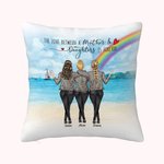 Personalizzato L'amore tra una madre e una figlia è per sempre Gettare la copertina del cuscino Miglior regalo per la madre Decorazione domestica