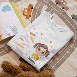 Henkilökohtainen Tag Wall Opiskelija Tyttö Poika Uusi lukukausi alkaa Kid T-paita School Season