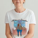 Maglietta personalizzata Madre e Figlia Amore Eterno Vetrina Compleanno Viaggio