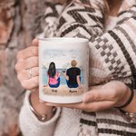 Personalised You and Me We Got This Couple Beach Vacation White Ceramic Mug Valentine's Day Coffee Mug