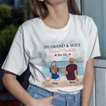 Mari et femme voyagent jeune couple T-shirt Cheer Saint Valentin