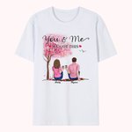 Personnalisé vous et moi Couple We Got This Love Tree T-shirt Saint Valentin Basic T-shirt unisexe