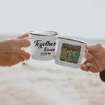 Personalized Together Since Years Forest Swimming Pool Vacation Enamel Mug Easy to Clean Christmas Birthday Gifts