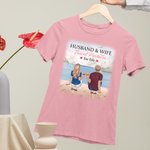 Mari et femme voyagent jeune couple T-shirt Cheer Saint Valentin