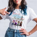 Personalized Best Friends Forever Never Apart Sisters T-shirt Anniversary Travel