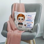 Personalisiertes Geschenk für Mädchen und Jungen, neues Semester, erster Schultag, Kissenbezug, Schuljahreszeit, Schlafzimmerdekoration