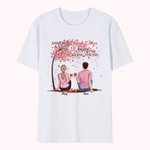 Gepersonaliseerd Koppel Ergert Elkaar Al Vele Jaren Nog Steeds Liefde T-shirt Verjaardag Dagelijks Dragen