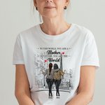 Personifierad Enbart Bästa Mamma Dotter Tillsammans med City Walk T-shirt Sport