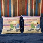 Henkilökohtainen Rakkaus runo Rakastan sinua Romanttinen ranta auringonlasku heittää tyynyn kansi sohva sisustus