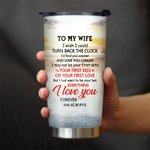 Henkilökohtainen I Love You First Love Sunset Old Couple 20oz Tumbler Päivittäinen käyttö Helppo ottaa Syntymäpäivä Vuosipäivä Lahja