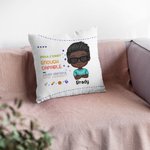 Gepersonaliseerd School Seizoen Meisje Jongen Nieuw Schoolleven Kussenhoes voor de Woonkamer