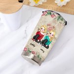 Gobelet personnalisé Besties Flower You Will Always Be My Person 20oz Tumbler Gift for Besties Travel Tumbler