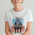 Personlig Mamma Bästa Kärlek Döttrar För Evigt Shopping Tillsammans T-shirt