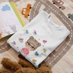 Cuore colorato personalizzato Campus Life Girl Boy Back to School Gift Kid T-shirt School