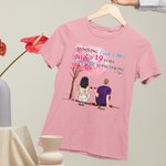 Personalized Young Couple under Love Tree Cheer T-shirt Valentine's Day Gift