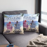 Henkilökohtainen sinun ja minun saimme tämän parin vapaa-aika kesäloma heittää tyynyn kansi syntymäpäivälahja sohva sisustus