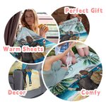 Personalized The Love Between A Mother And Daughter Is Forever Blanket Skin Friendly Mother's Day Gift for Her