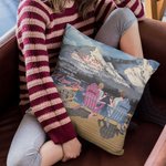 Henkilökohtainen rakkaus runo rakastan sinua Snow Mountain Scenery Holiday Throw tyynyn kansi vuosipäivä lahja sohva sisustus