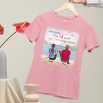 Personalized Young Couple Love Forever Drink Cheer Seaside T-shirt Valentine's Day Gift