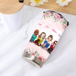 Gepersonaliseerde Besties Cheers To My Besties I Love You 20oz Tumbler Gift voor Besties voor warme en koude dranken