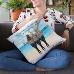 Personalizzato L'amore tra una madre e una figlia è per sempre Gettare la copertina del cuscino Miglior regalo per la madre Decorazione domestica