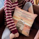 Personalized When We Get To The End of Our Lives Together Old Coupld Throw Pillow Cover Wife and Husband Sofa Decor