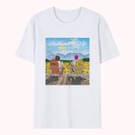 Henkilökohtainen auringonkukka kesäloma aviomies ja vaimo T-paita pari lahja