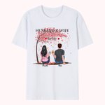 T-shirt personnalisé Mari et femme Love Tree Travel Partners Saint Valentin Sport